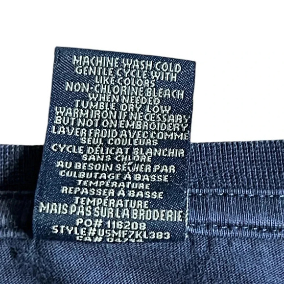 Y2K   U.S. POLO ASSN.cotton shirt,men XL. Blue,Long sleeve t-shirt, pocket,logo, - Picture 7 of 12